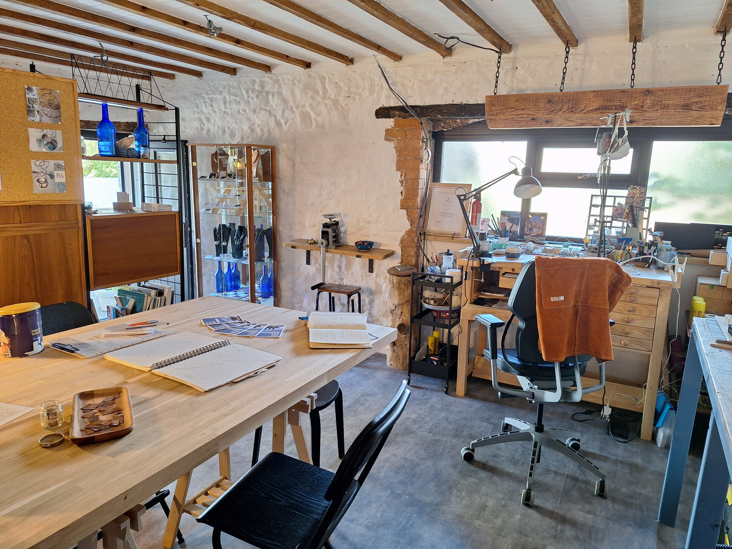Silver stacker ring set workshop