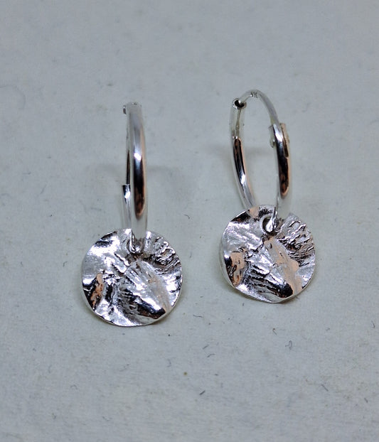 Rockpool hoop earrings