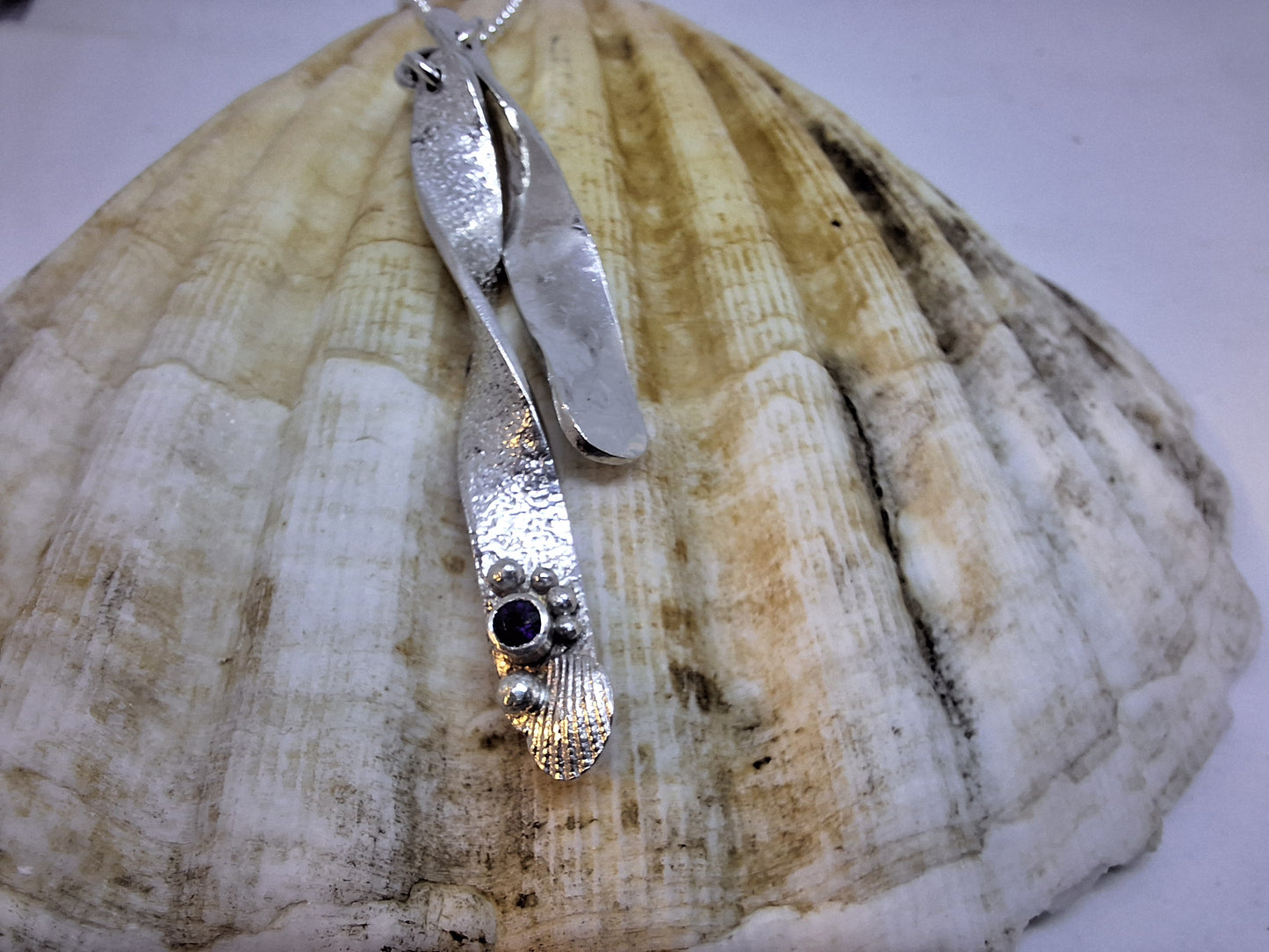 Sea kelp double pendant