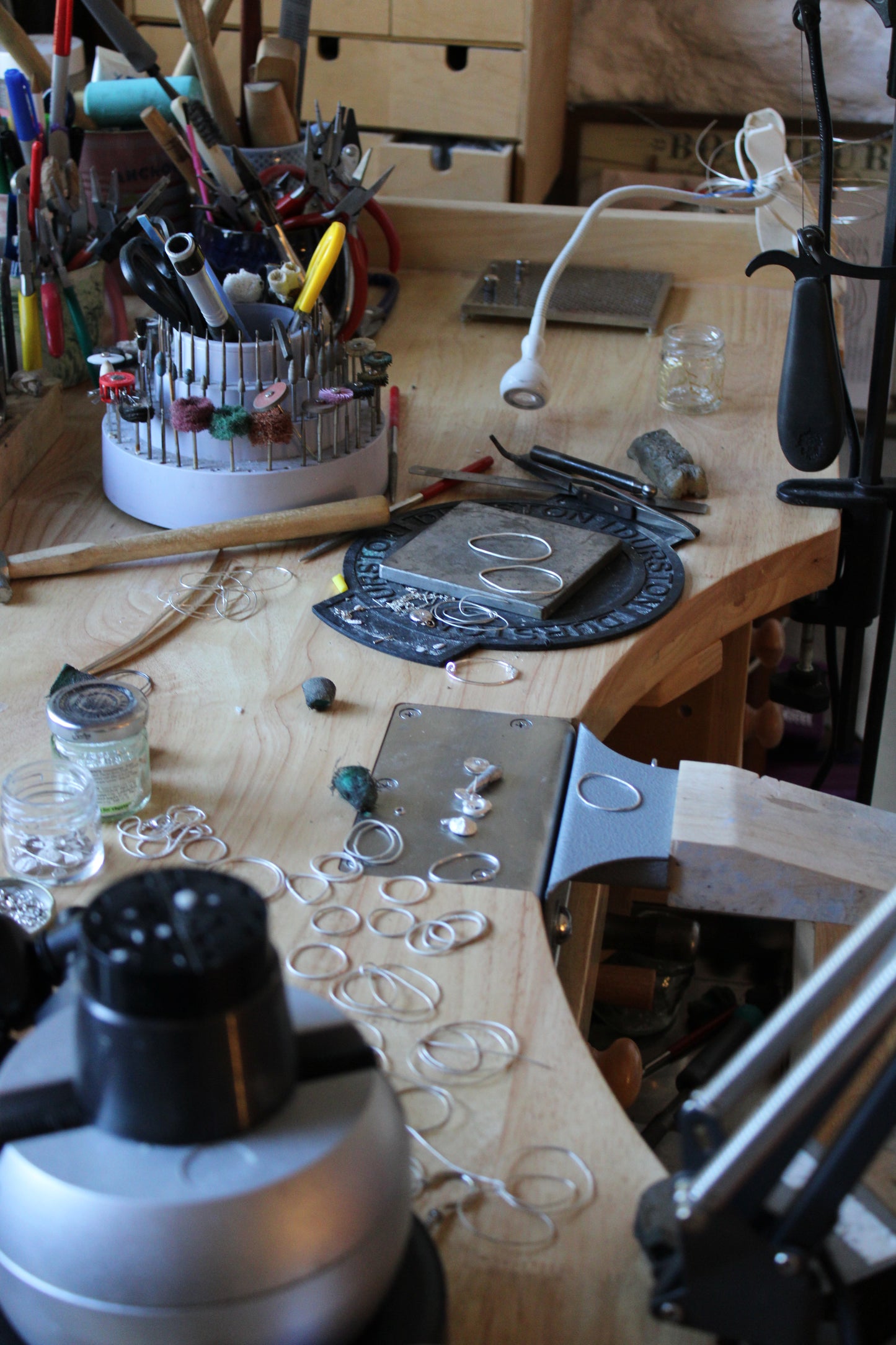 Silver stacker ring set workshop