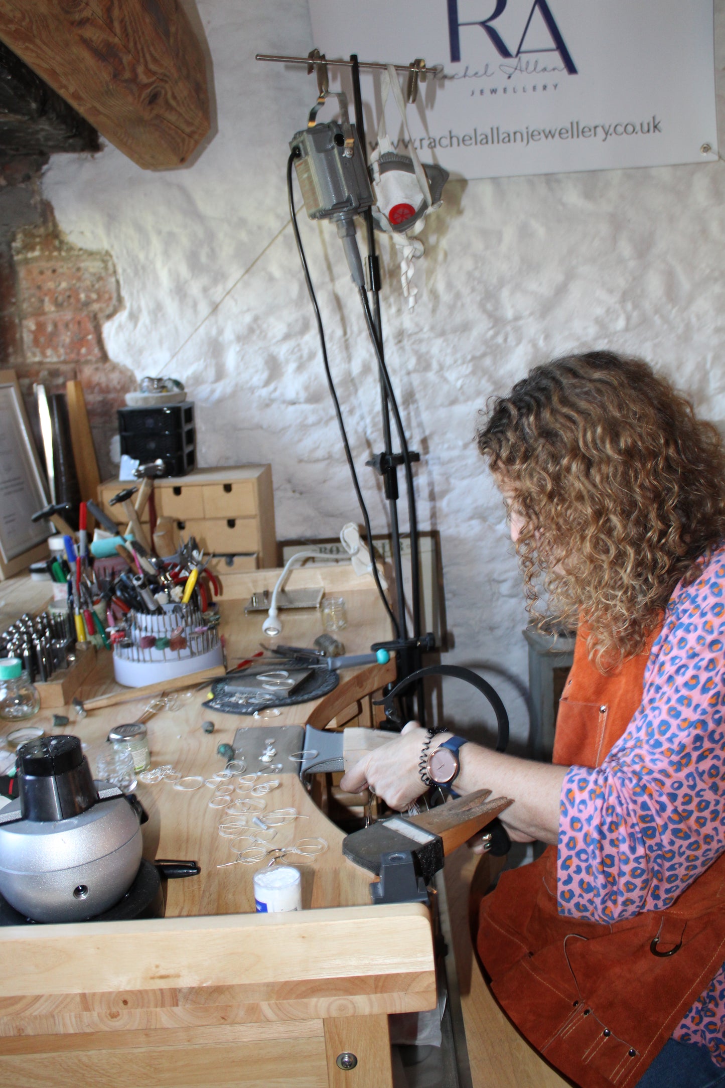 Silver stacker ring set workshop