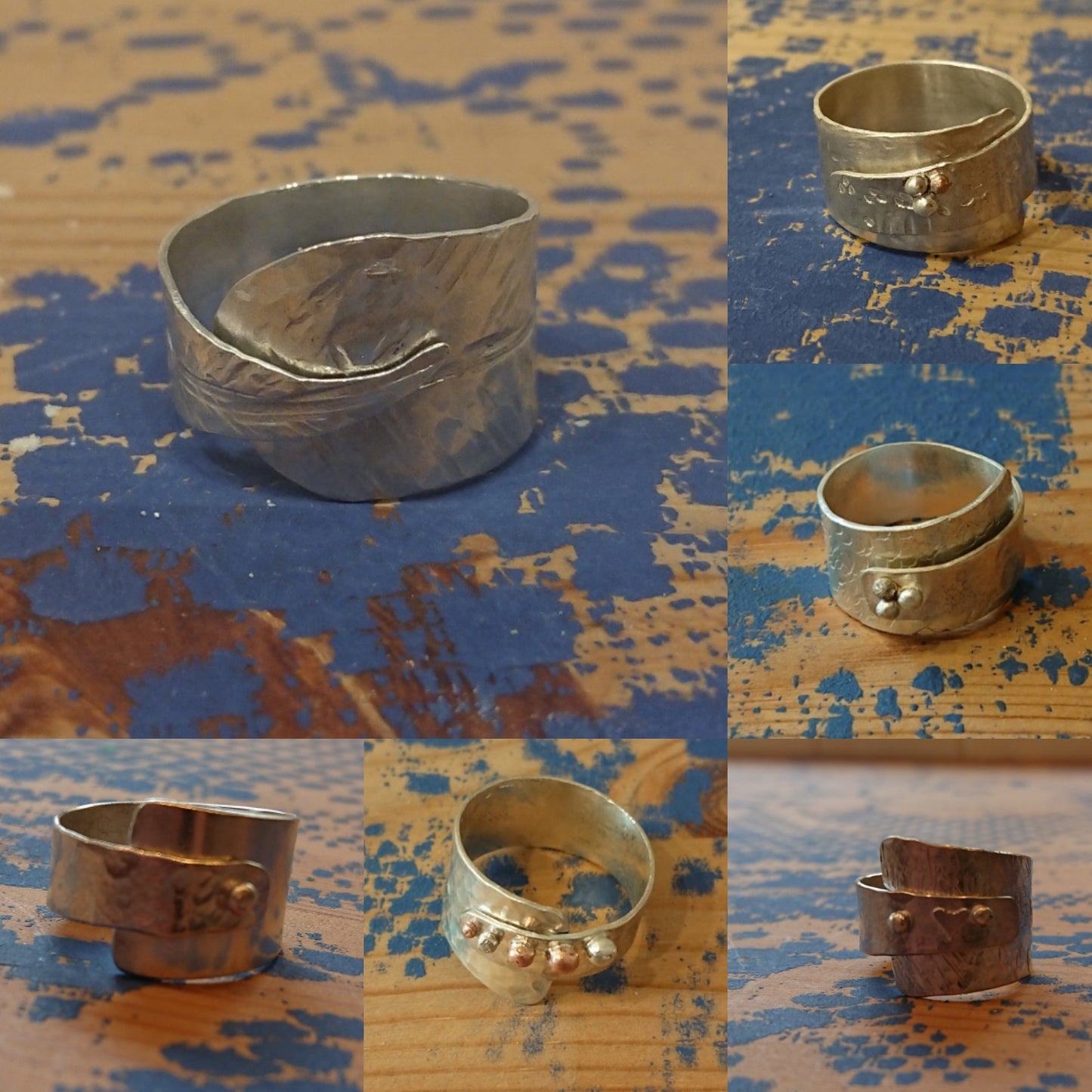 Silver wrap ring workshop