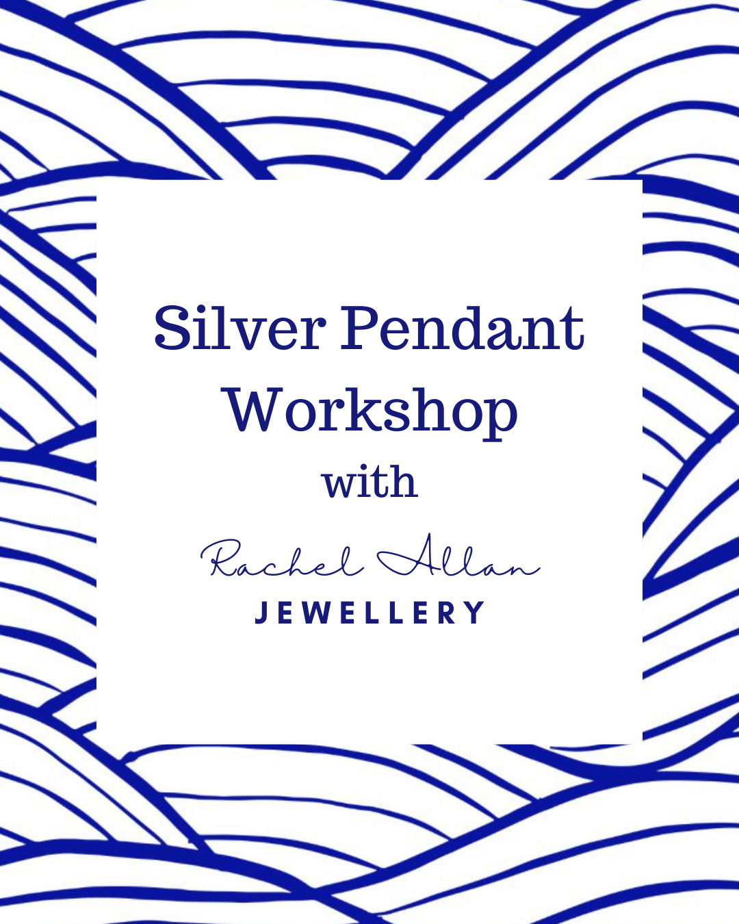 Silver pendant workshop