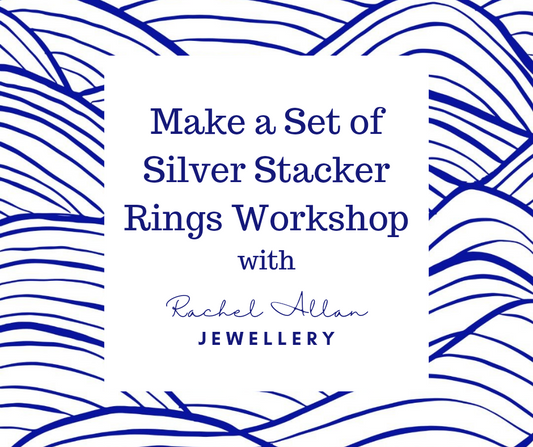 Silver stacker ring set workshop