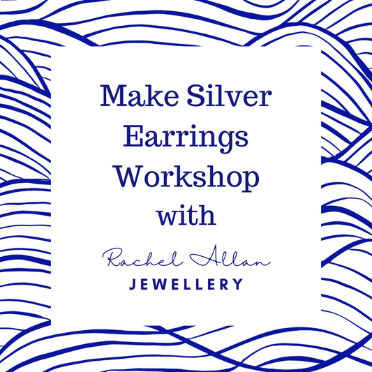 Silver domed earrings workshop